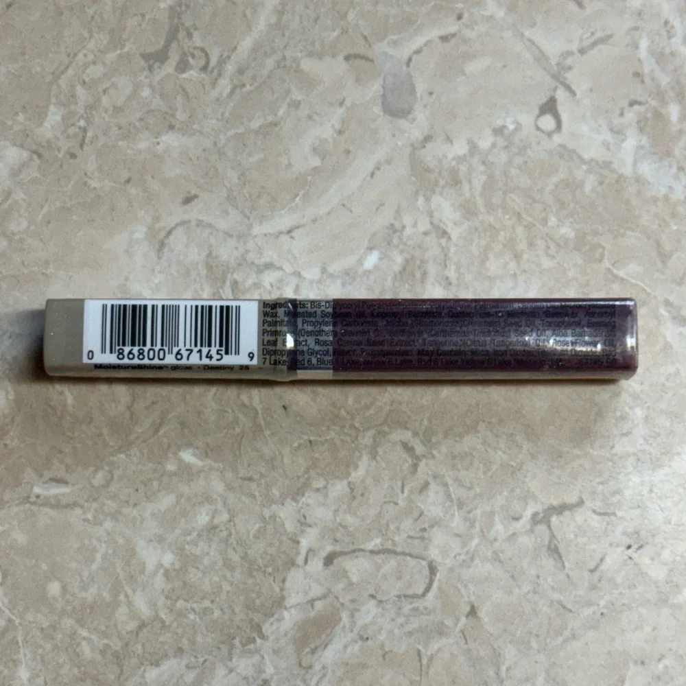 Neutrogena Moisture Shine Lip Gloss 25 Destiny Deep Red NWT Sealed .22oz 6.4g